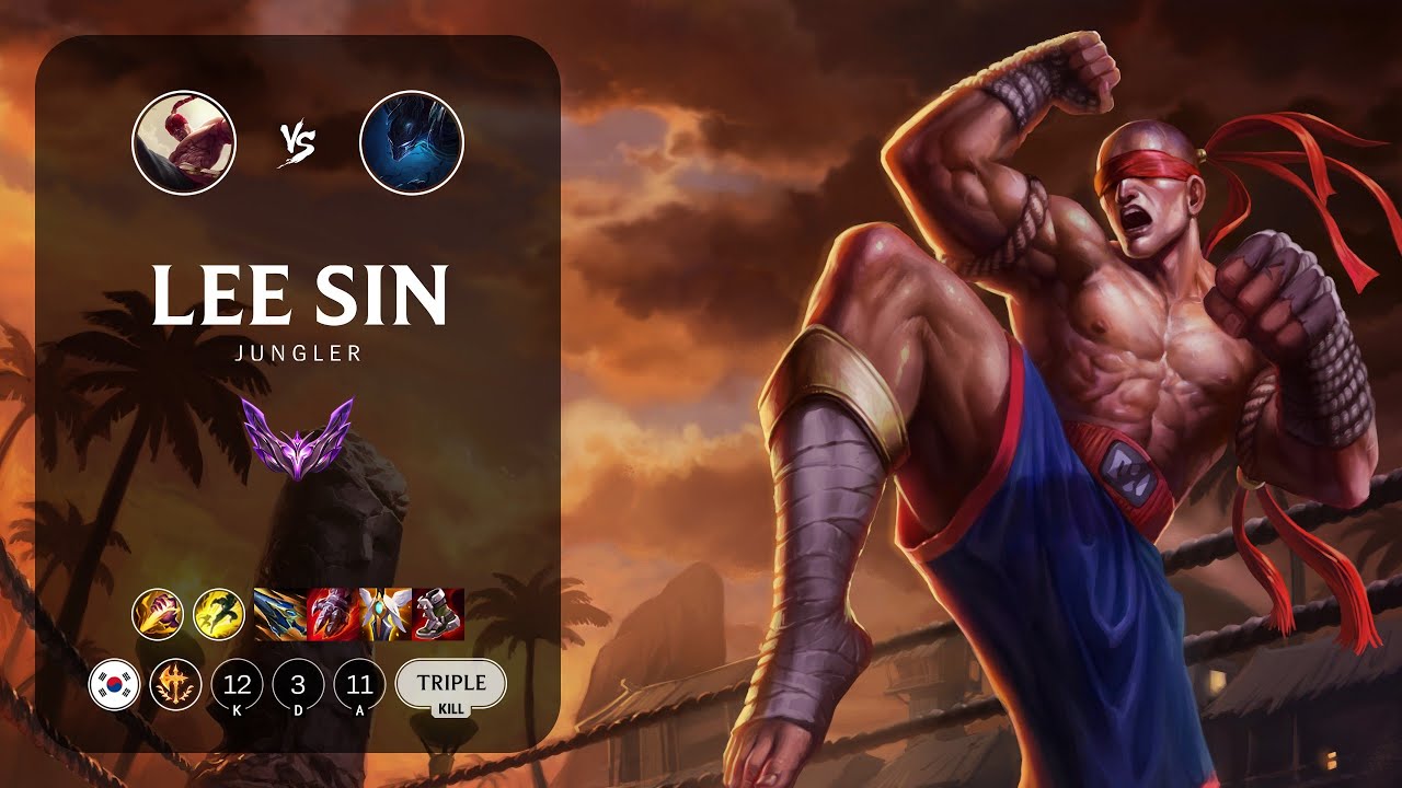Lee Sin Jungle vs Nocturne - KR Master Patch 14.1