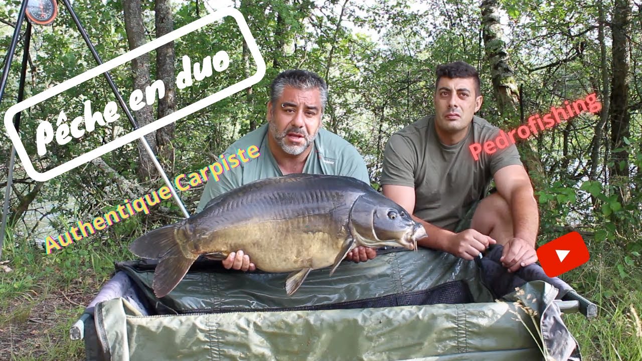Pêche de la carpe en duo