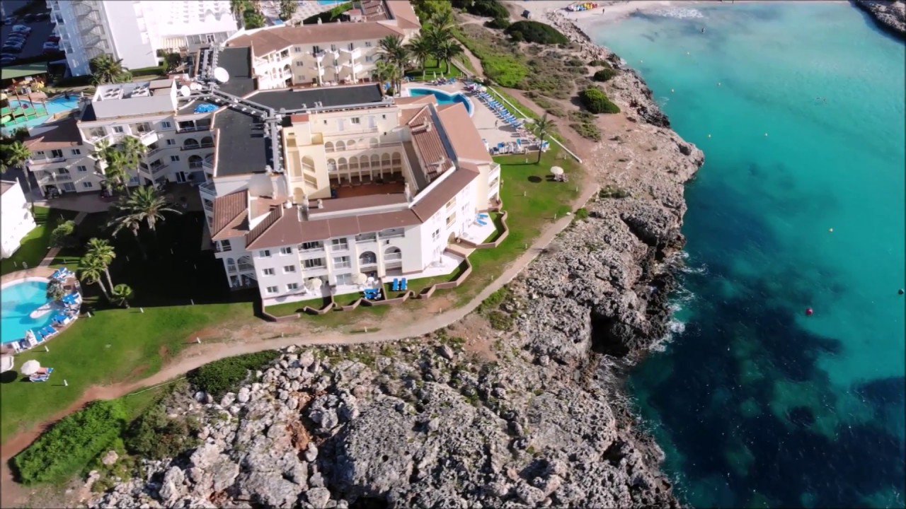 CALA'N BOSCH COASTLINE, MENORCA, AREAL FOOTAGE