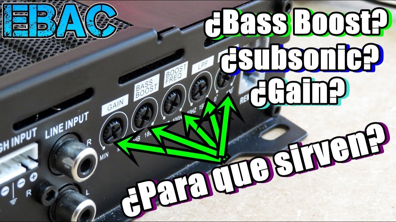 Como ajustar las perillas de nuestros amplificadores para Bajos? | EBAC