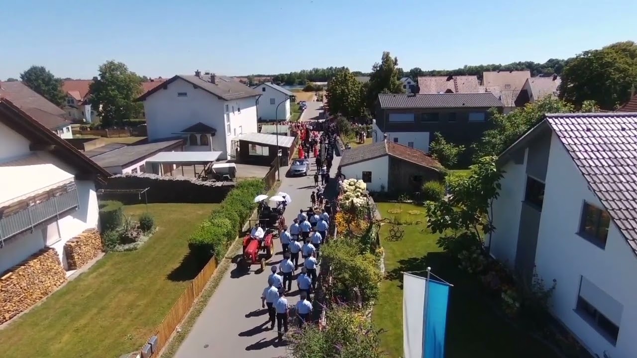 Fahnenweihe 150 Jahre Freiwillige Feuerwehr Demling.