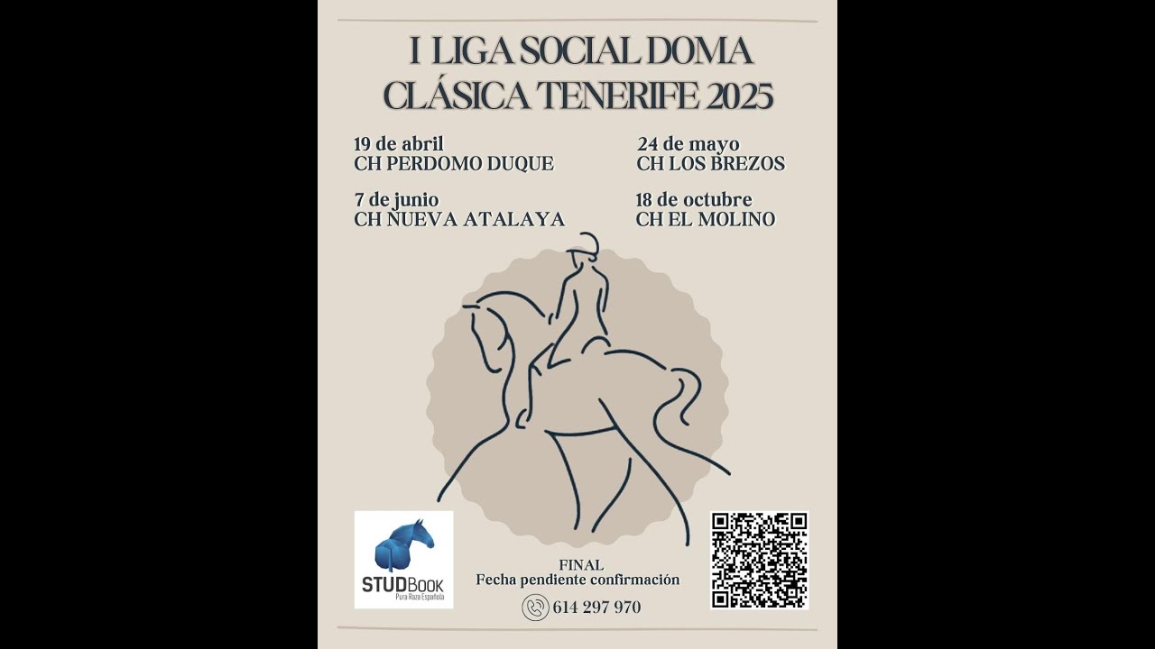 Final I Liga Social de Doma Clásica Tenerife 2025