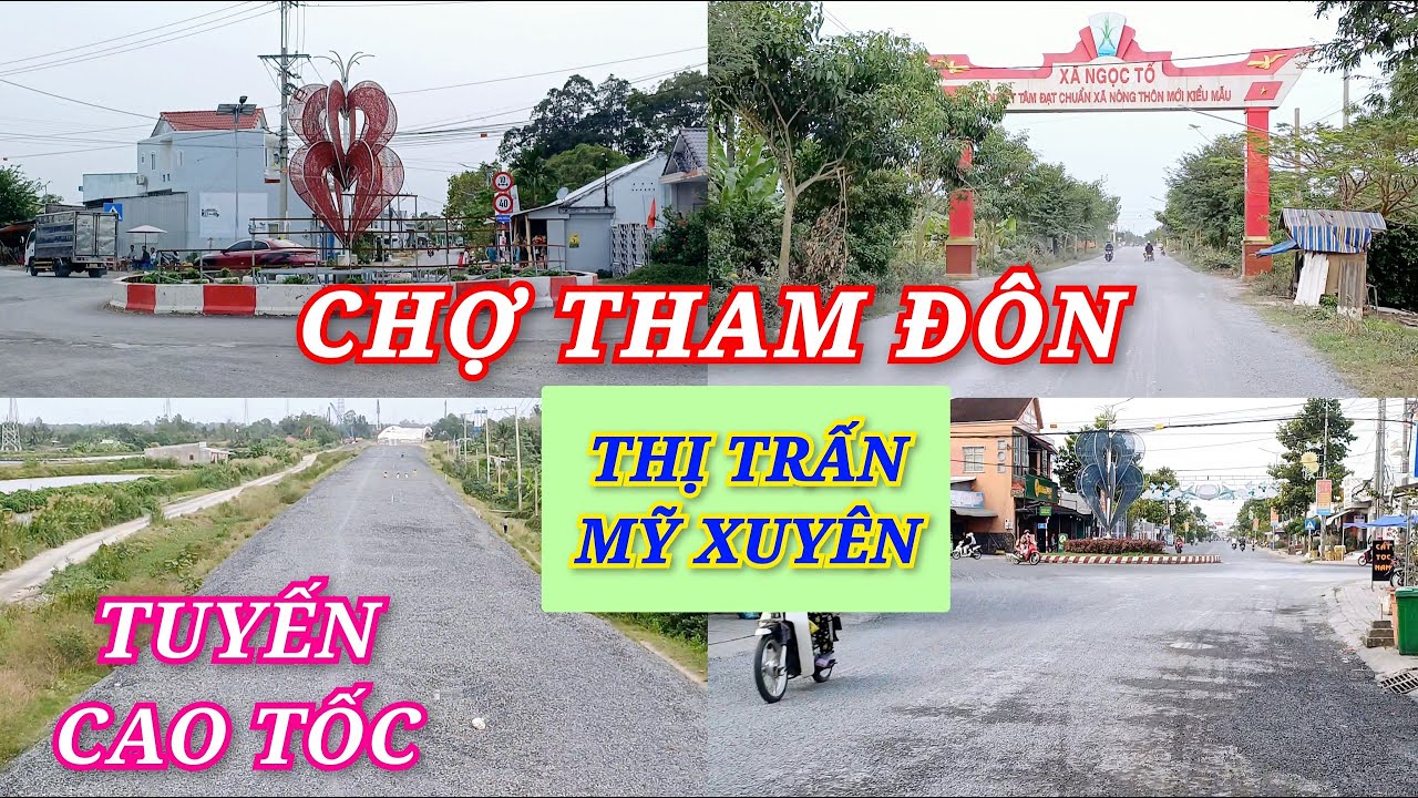 Tuyến Đường Từ Chợ Tham Đôn Về Thị Trấn Mỹ Xuyên Sóc Trăng Đầu năm 2026