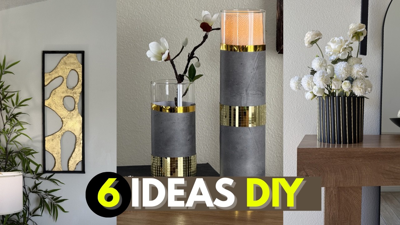 De BASURA a ELEGANTE: 6 DIY modernos que parecen de tienda de lujo 🏠🌿