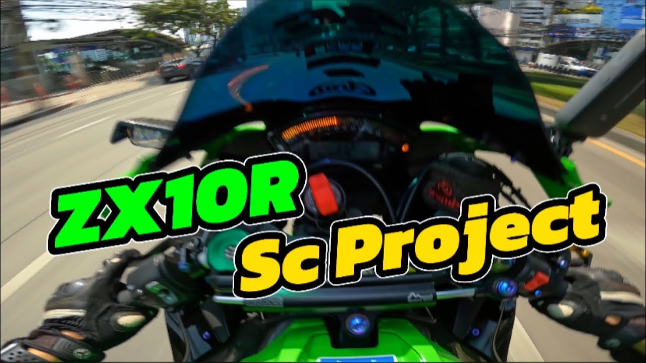 POV Kawasaki Zx10r Sc Project Sound Exhaust Bangkok City