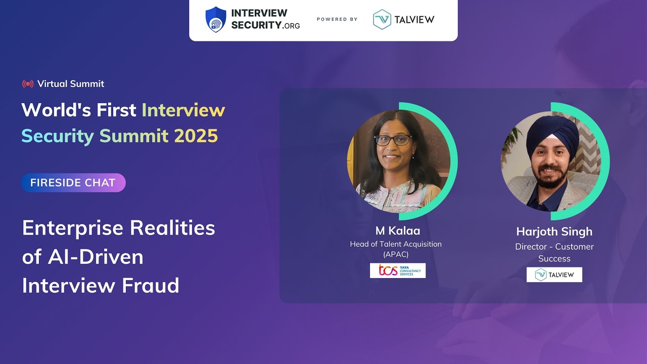 Interview Security Summit 2025 | Fireside chat | Enterprise Realities of AI Interview Fraud