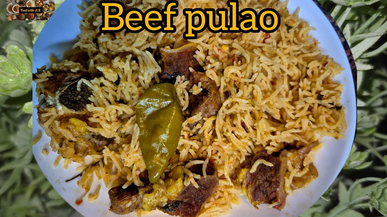 Beef Yakhni Pulao |Recipe By Food With A.b| 😋 || Tasty and Juicy||#trending #shortsfeed #viralvideo 