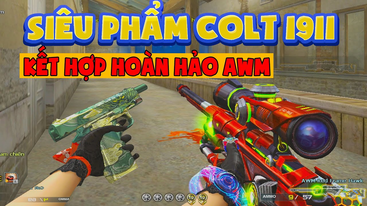 ► Bình luận Đột Kích - Siêu phẩm colt 1911 - Kết hợp hoàn hảo với awm red frame hawk