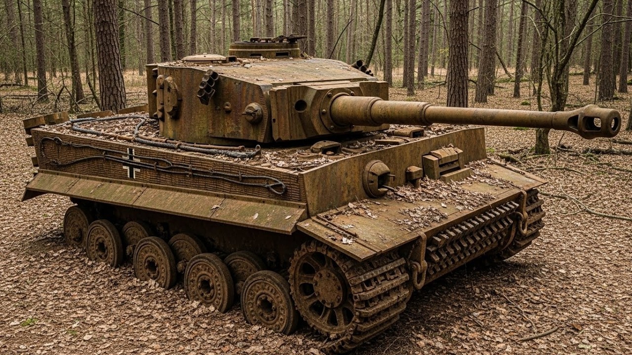 ASMR Tiger I Restoration! Forest Rust to Museum Beast