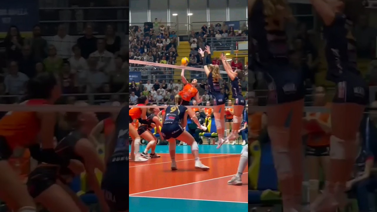 🔥🧱 CAMILLA WEITZEL🙌See this amazing blocks!  #CEVCupW #Final 🏆 @chieri76_volleyball #Block #blocks