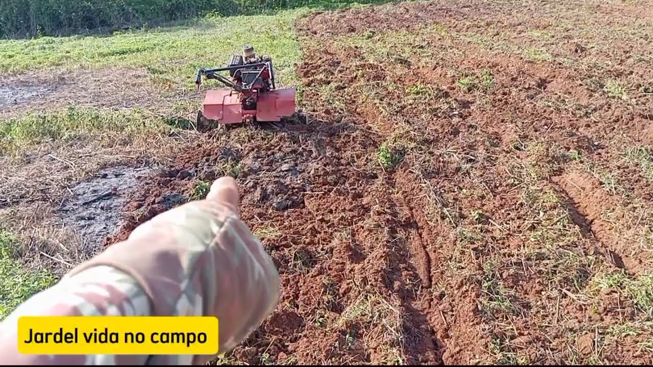 Será que o micro trator vai dá conta??? do preparo da terra pro prantio do milho 🌽🌽🤠