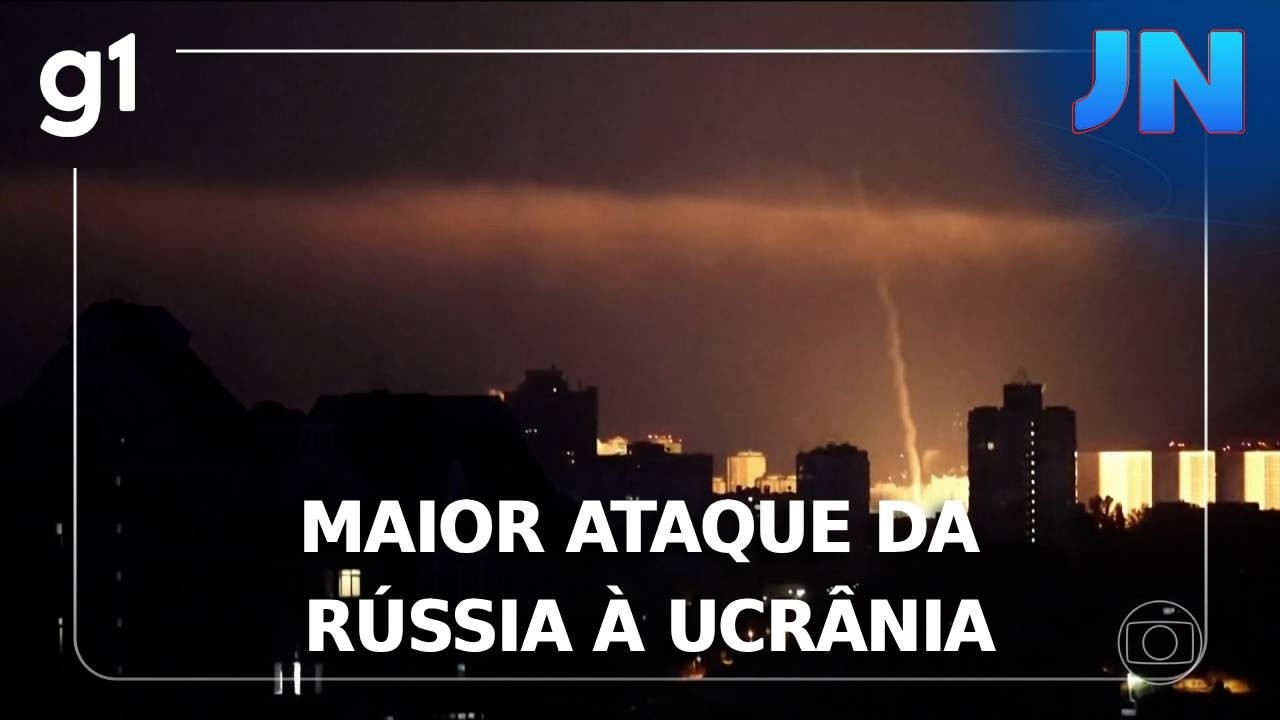 JN: R&uacute;ssia faz o maior ataque &agrave; Ucr&acirc;nia desde o in&iacute;cio da guerra
