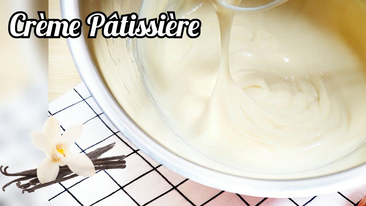 Crème pâtissière facile avec 2 jaunes d'oeuf {Easy Pastry Cream}  كريم باتسيير بطريقة بسيطة و سهلة
