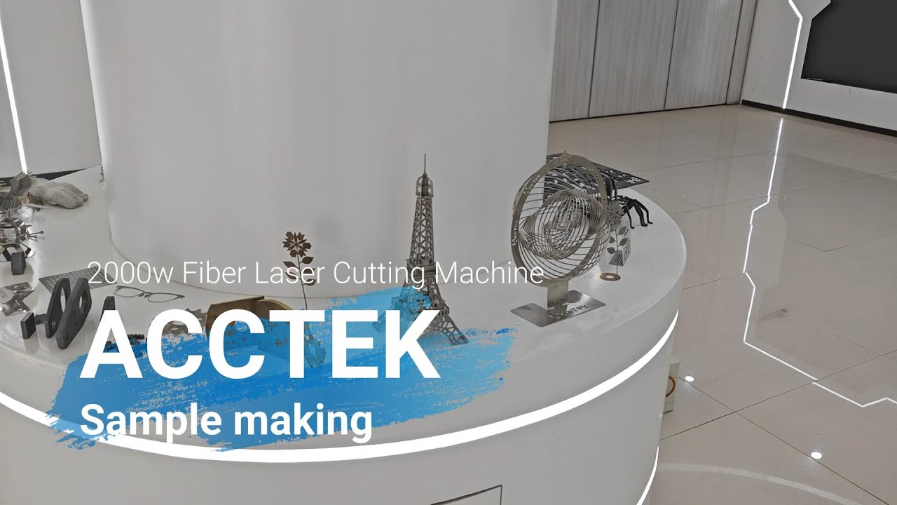 AccTek Fiber Laser Cutting Machine for Metal Crafts