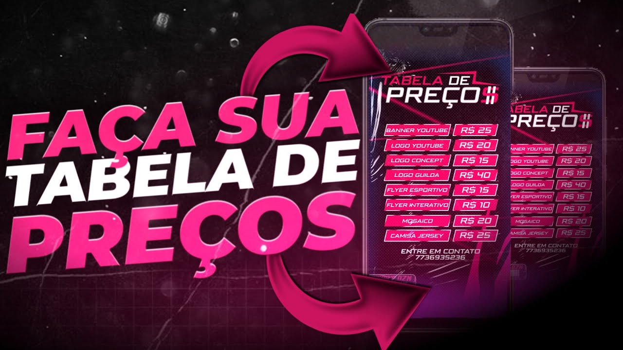 COMO FAZER TABELA DE PREÇOS PELO CELULAR ANDROID PS TOUCH TUTORIAL MOBILE PASSO A PASSO