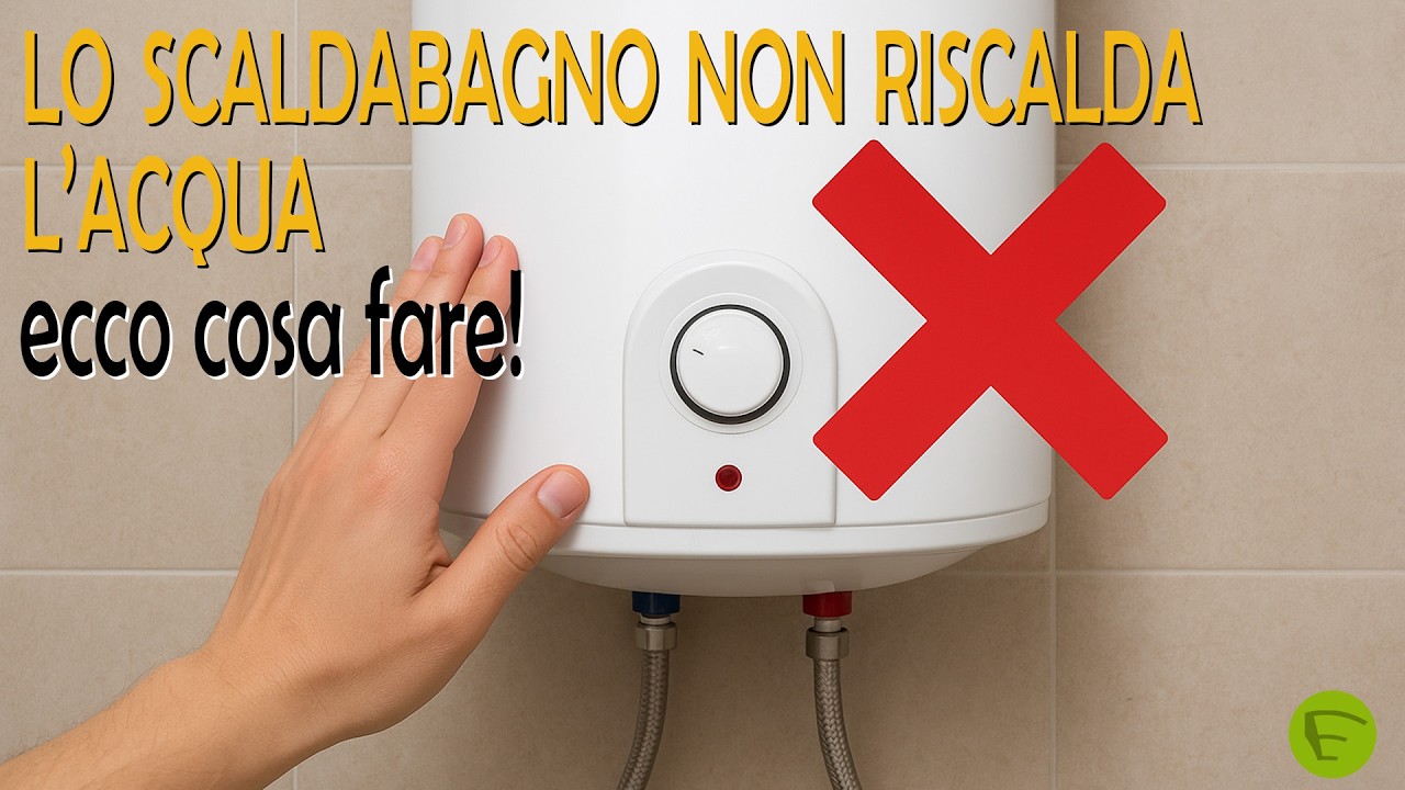 Lo scaldabagno non riscalda l'acqua: ecco cosa devi fare!