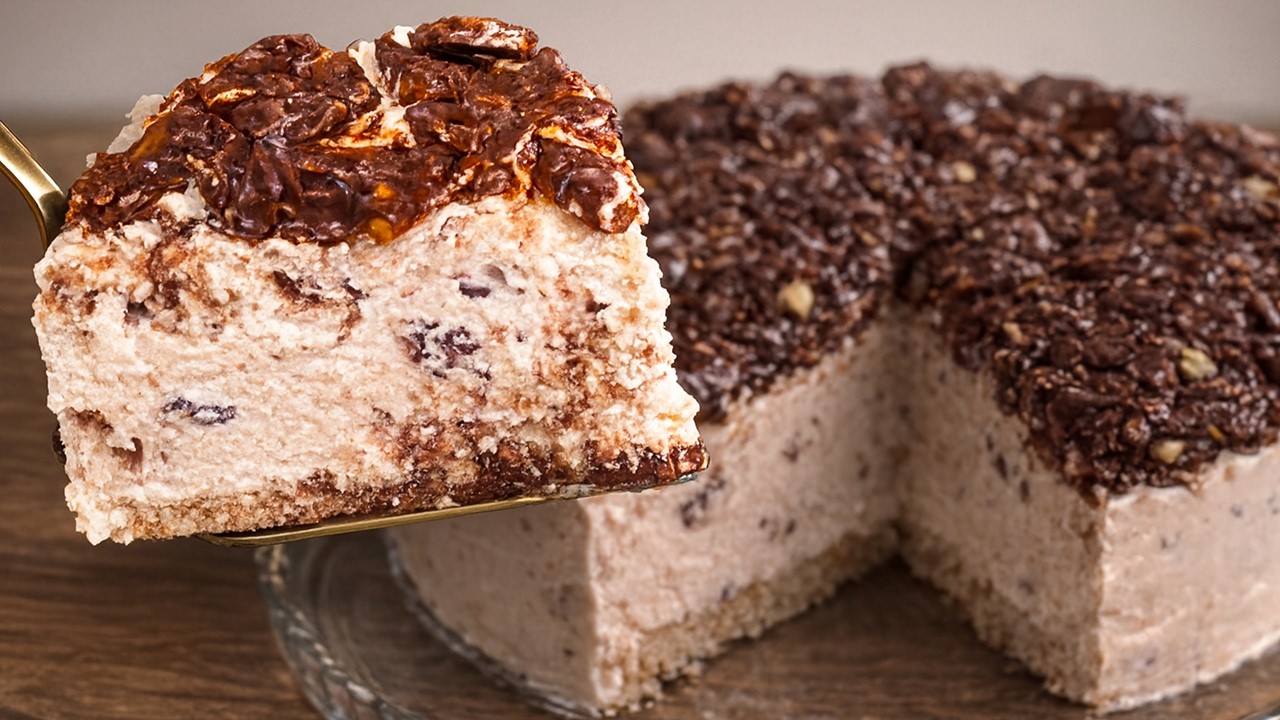 Haferflocken und Hüttenkäse! Der gesündeste Kuchen! Kein Backen, Mehl und Zucker!
