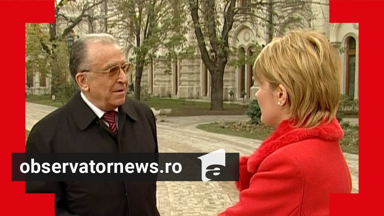 Interviul dat de Iliescu înainte de a pleca de la Cotroceni, în 2004: 