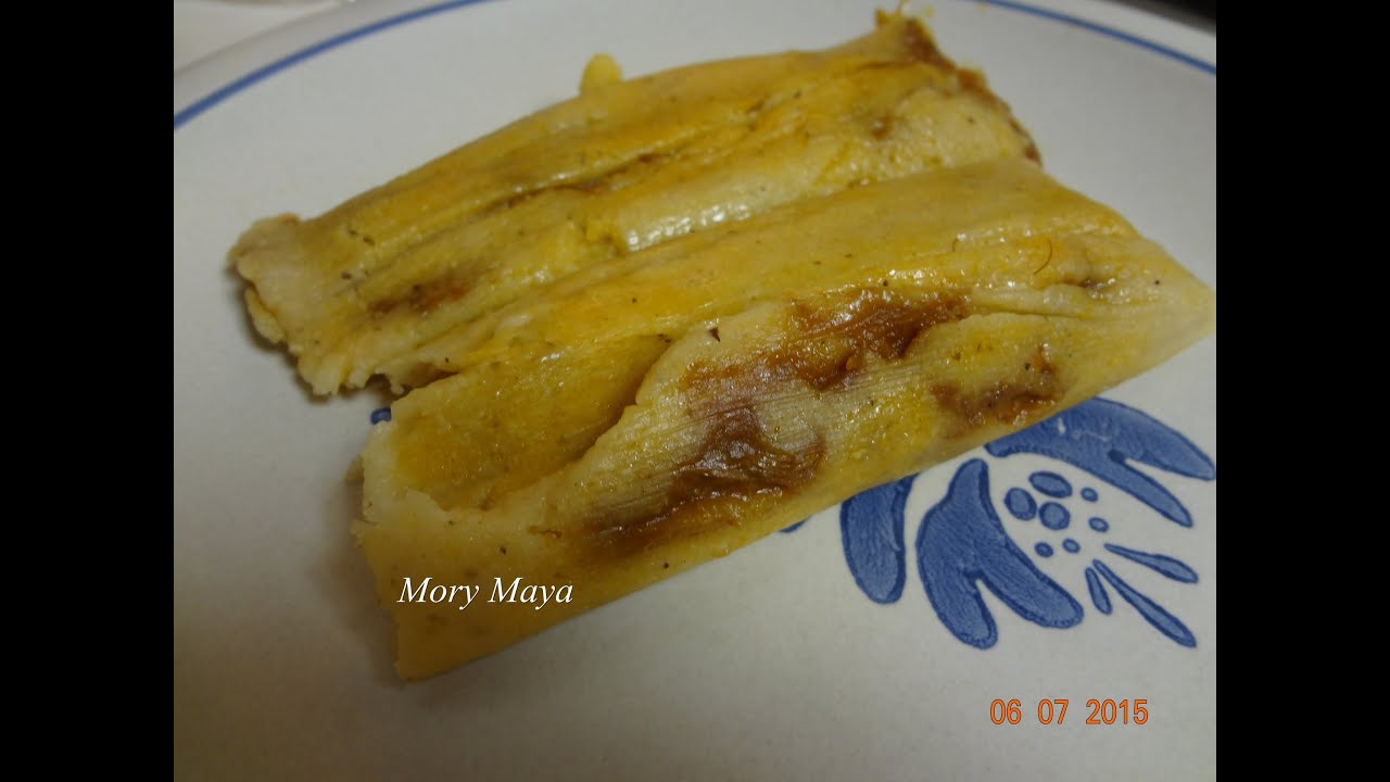 Tamales rojos de cerdo/puerco (receta)