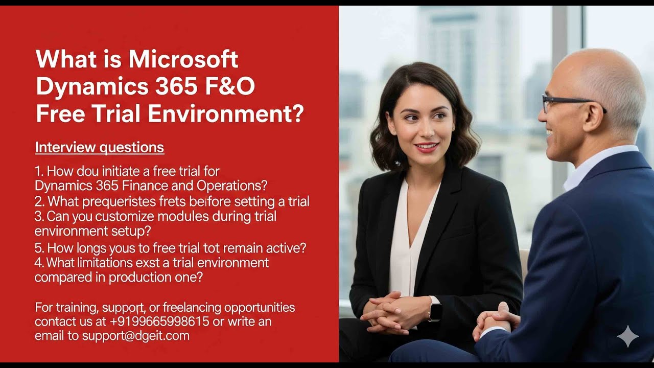 👉Dynamics 365 Finance & Operations (F&O) Trial Environment Creation | Step by Step Setup Guide 2025