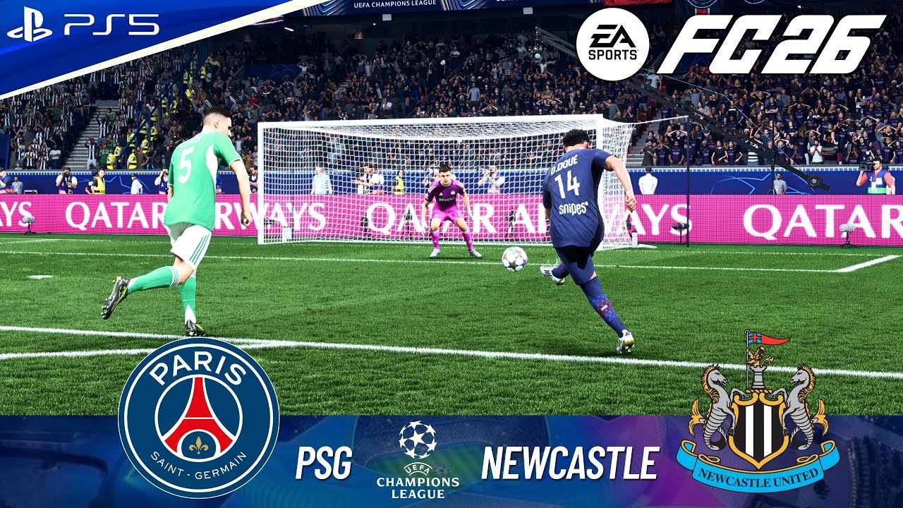 FC 26 - PSG VS NEWCASTLE FULL MATCH | CHAMPIONS LEAGUE 25/26 | 4K60