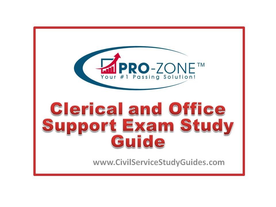 Clerical and Office Support Exam Study Guide