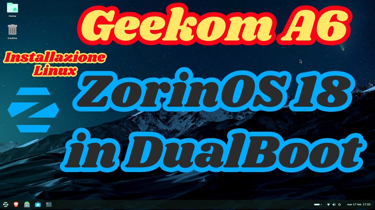 Installare ZorinOS 18 in dual boot su mini pc