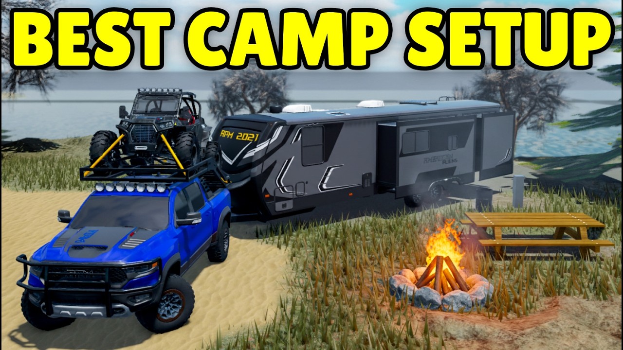 I Went Camping Using the NEW Racks in APM | Roblox American Plains Mudding