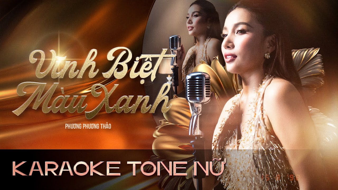 「Acoustic Karaoke」 Vĩnh Biệt Màu Xanh ☘ Phương Phương Thảo | Beat Gốc Tone Nữ | Ko Bè