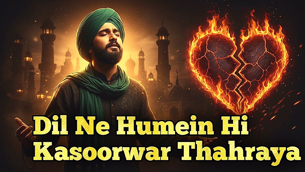 Dil Ne Humein Hi Kasoorwar Thahraya 💔 | Sad Qawwali Vibes | 90s Style | Male Voice