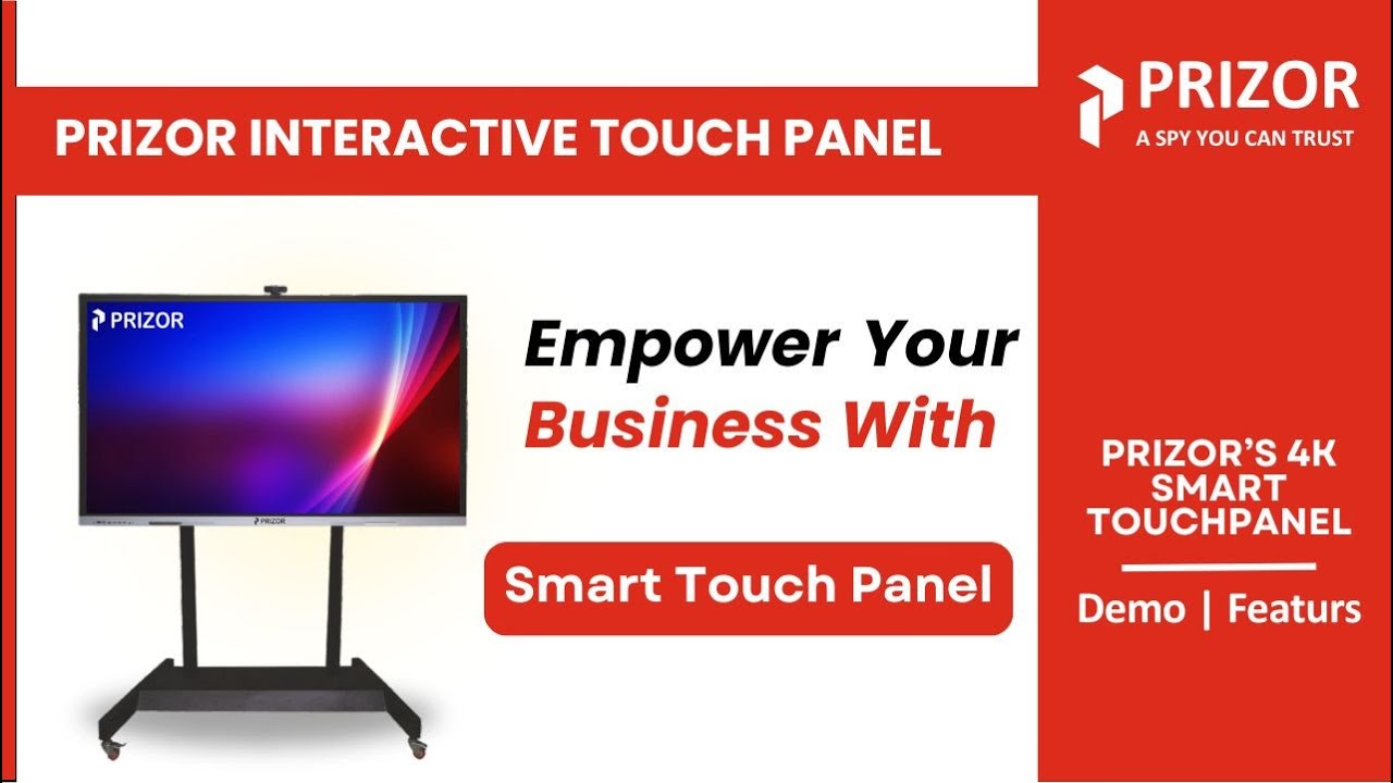 PRIZOR&rsquo;s 4K Interactive Flat Panel Display  Smart Display&ndash;  for Smarter Spaces