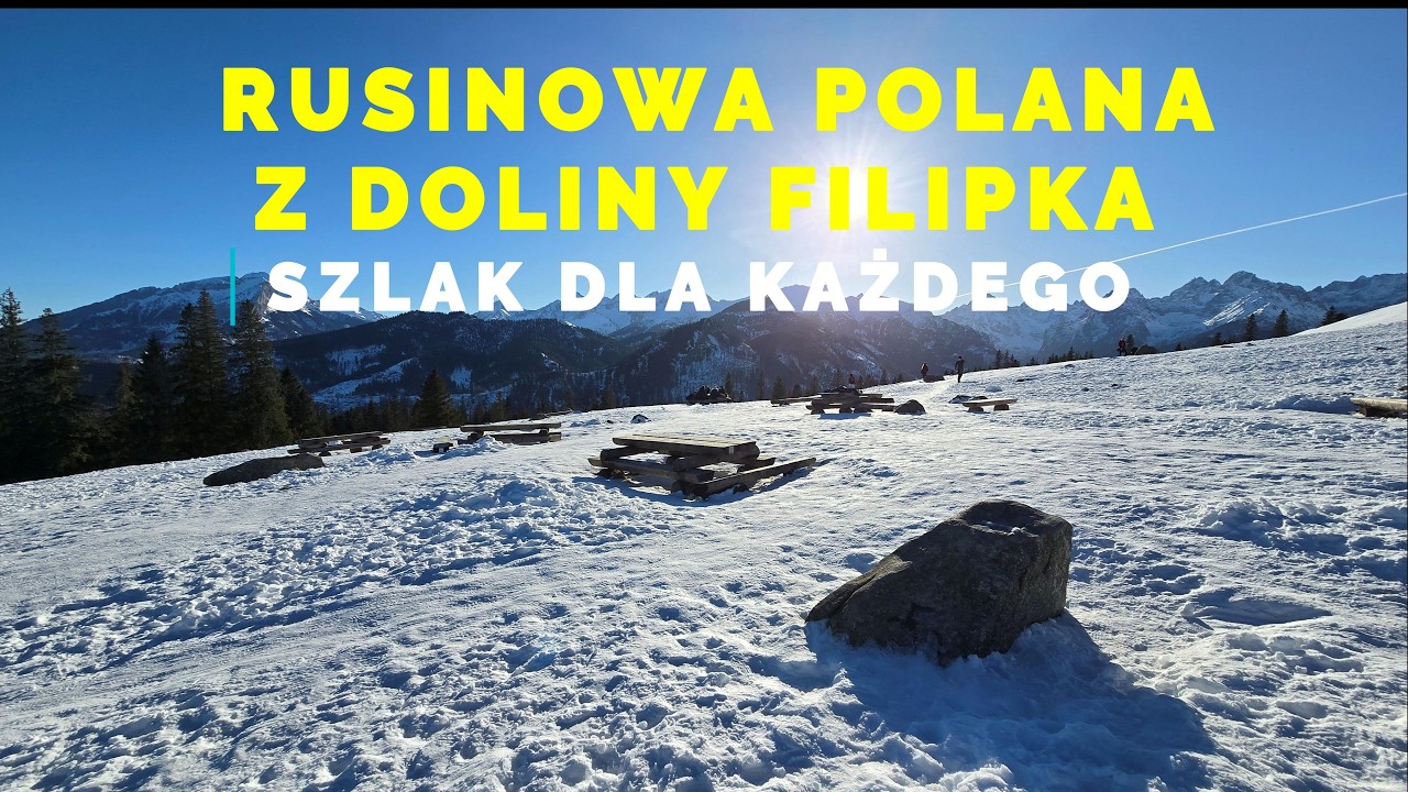 🇬🇧 Русинова поляна зимой – идеальный маршрут для всех. Самые красивые виды на Высокие Татры.