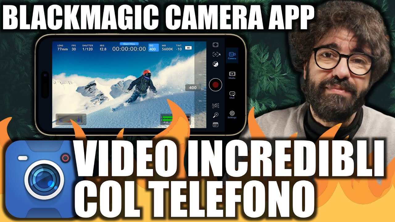 BLACKMAGIC CAMERA 📽️ Trasforma il TELEFONO in una CINEPRESA professionale!