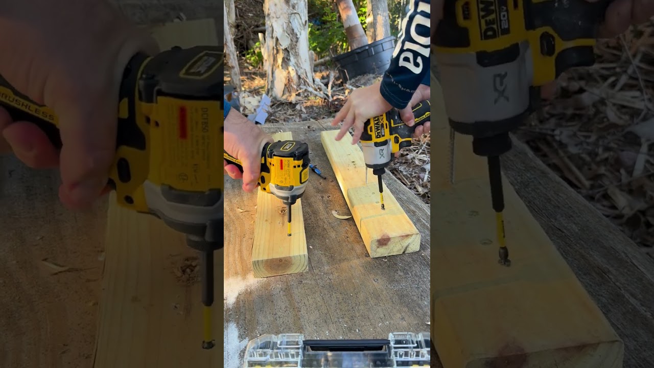Dewalt Atomic vs XR impact. #construction  #dewalt #impact