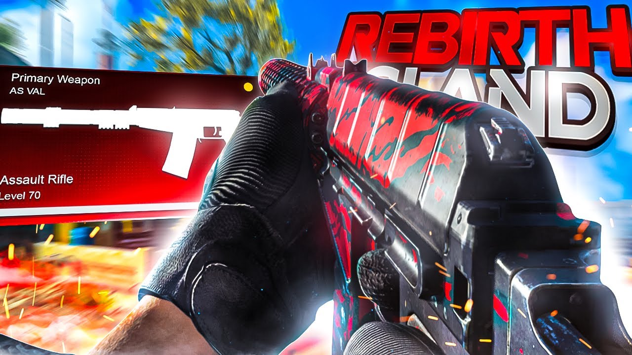 the FASTEST KILLING AS-VAL CLASS on REBIRTH ISLAND🔥! (Vanguard Warzone)