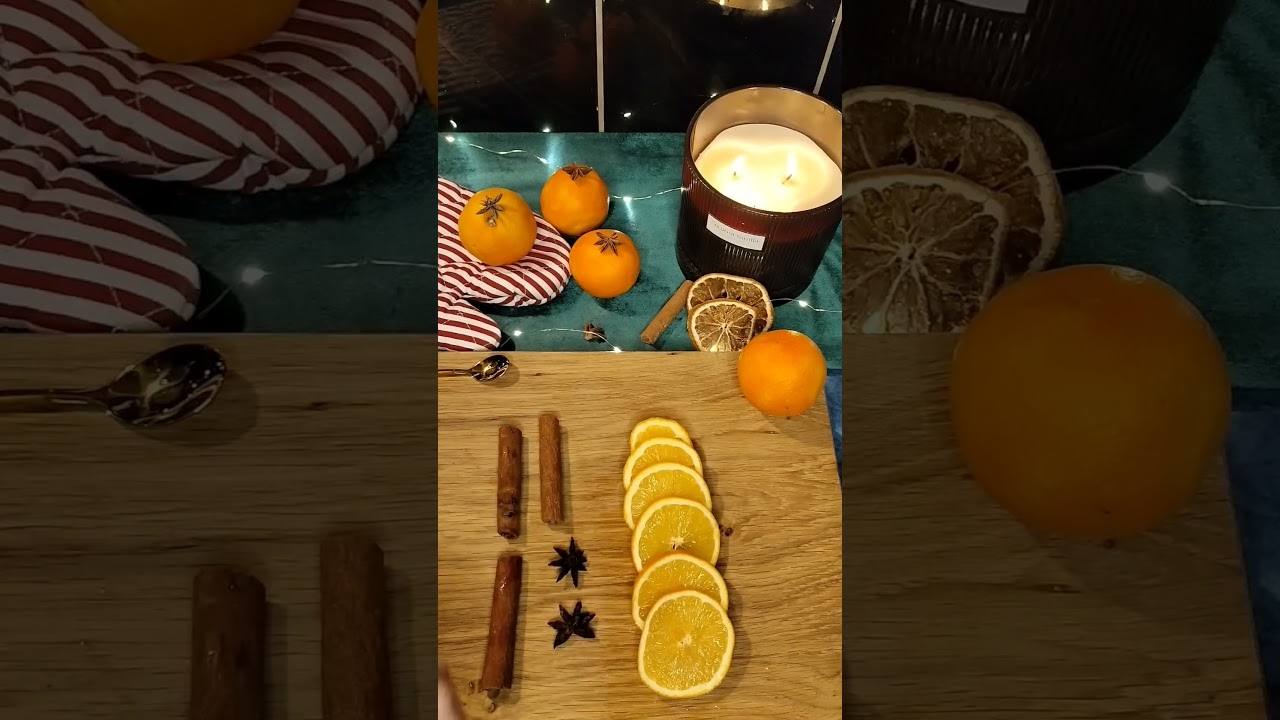 Zimowa herbata z pomarańczą,cynamonem i anyżem 🫖 #christmas#tea#orange#cinnamon#anise#