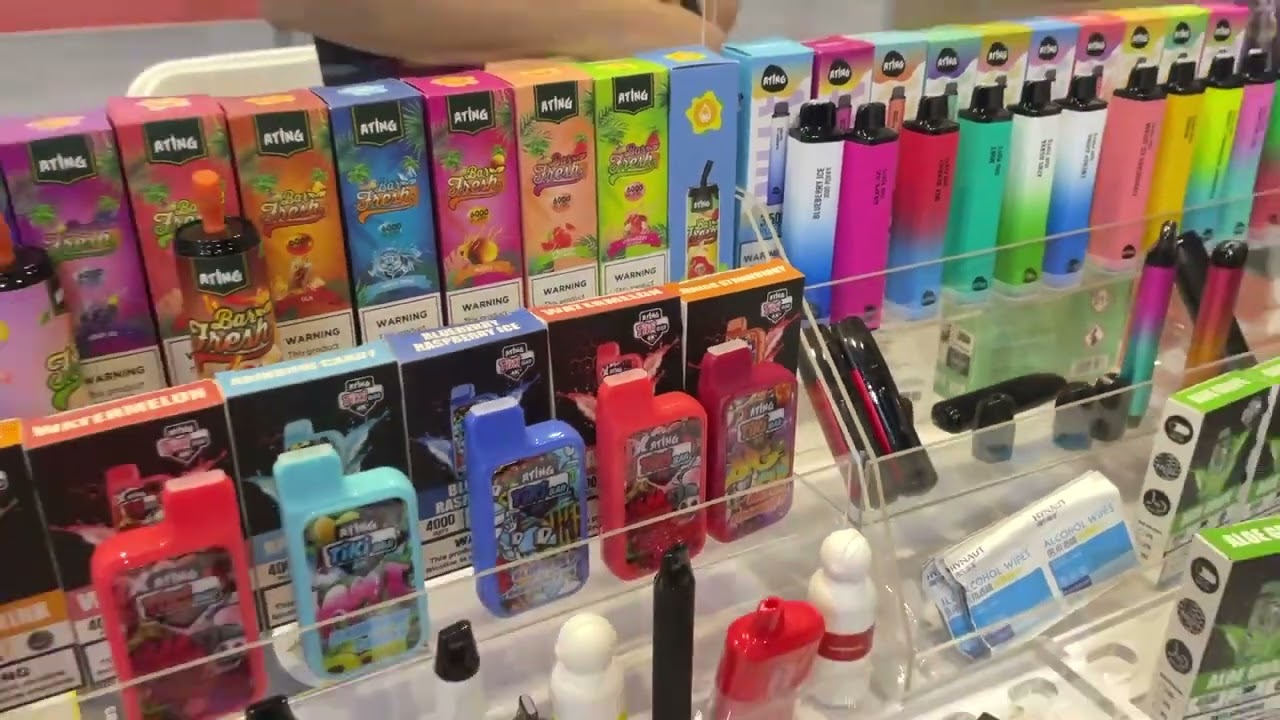 Atingbar booth on Indonesia vape fair