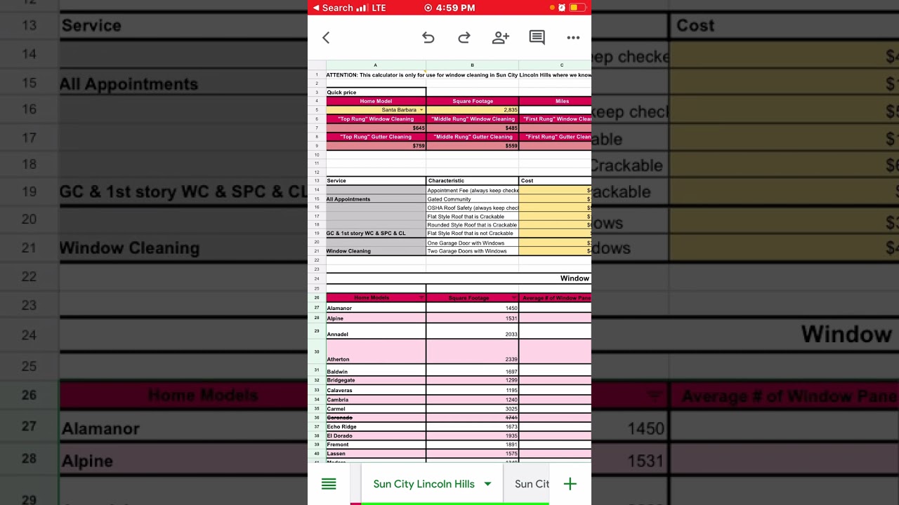 How to [Sales- Home Details’ Quote Calculator Google Sheet]