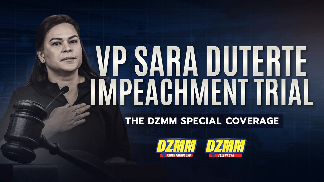 LIVE: Impeachment Trial vs VP Sara Duterte Special Coverage | DZMM Teleradyo (03 August 2026)
