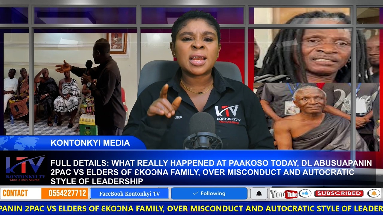 FULL DETAILS: DL ABUSUAPANI 2PAC VS ELDERS OF ƐKOƆNA FAMILY, WHAT REALLY HAPPENED AT PAAKOSO TODAY