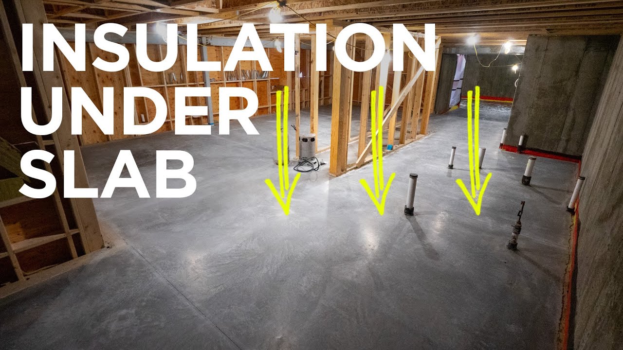 SIX inches of insulation under this basement slab