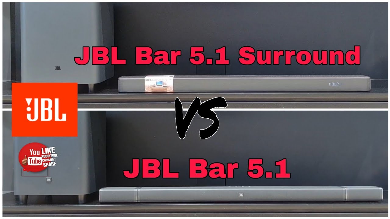 Сравнение JBL Bar 5.1 и JBL Bar 5.1 Surround Full Sound