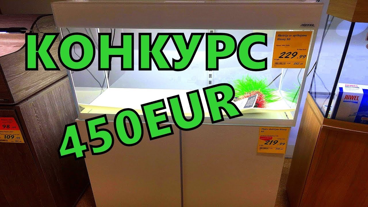 Конкурс на канале. ПРИЗ 450EUR - аквариумный комплект