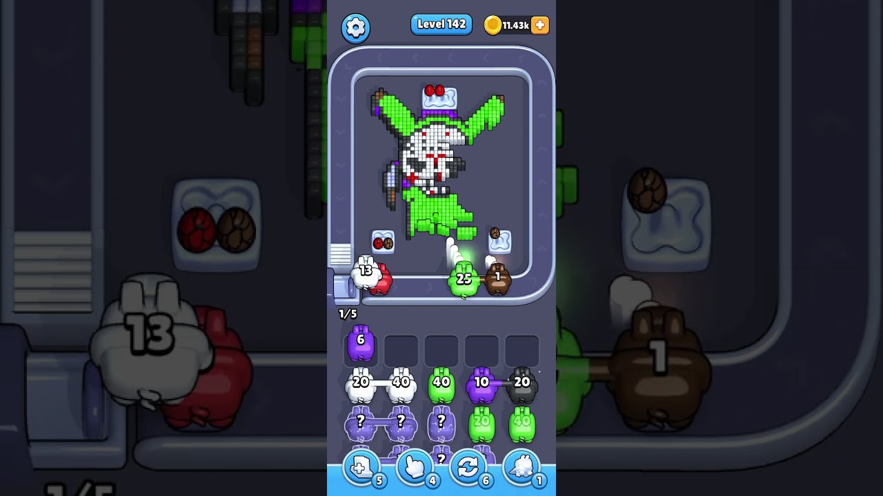 Pixel flow level 142 normal speed 