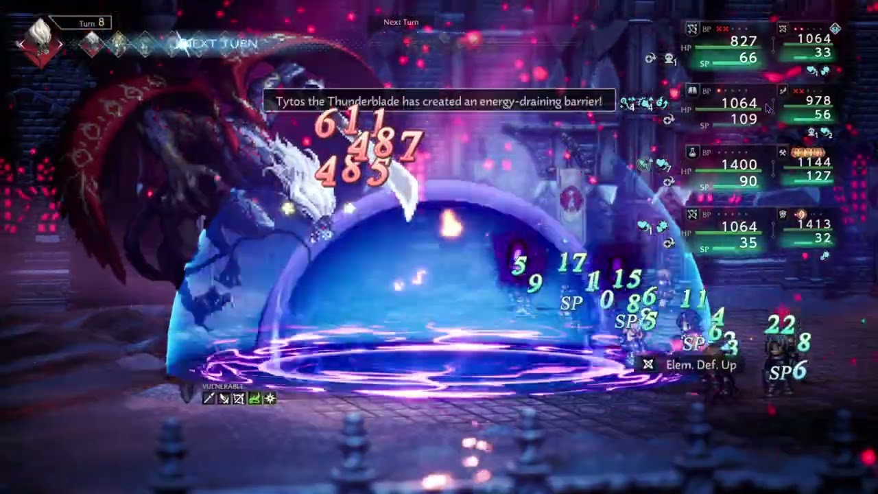 Octopath Traveler 0: Commander Tytos Boss Battle