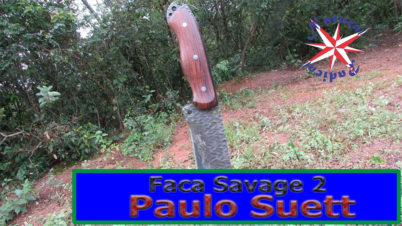 Desembalando faca Savage 2 do Cuteleiro Paulo Suett