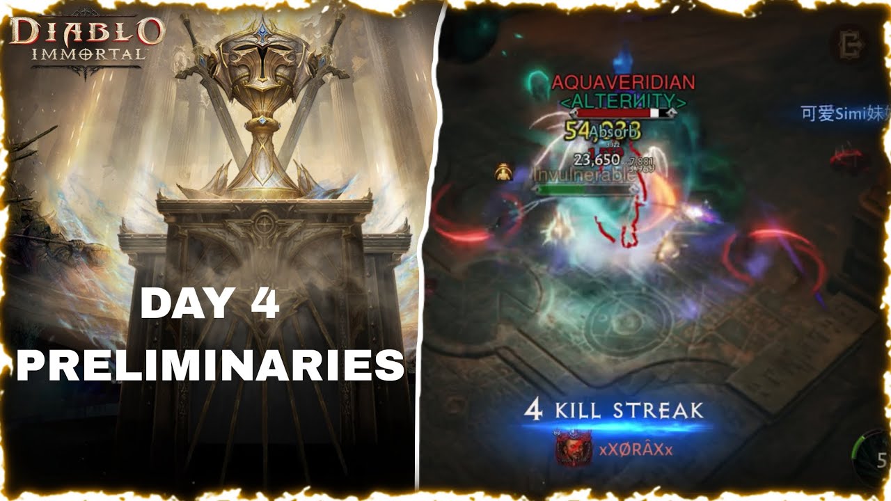 Bout Of Realms Preliminaries Matches Day 4 | Diablo Immortal