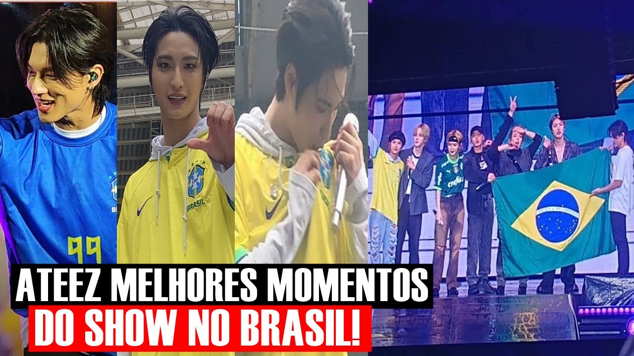 ATEEZ MELHORES MOMENTOS DO SHOW NO BRASIL