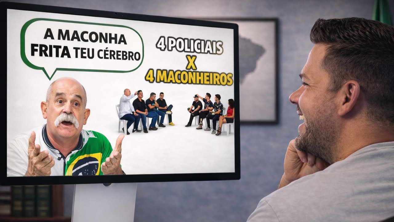 quatro policiais versus quatro maconheiros  Corte# reagindo a esse debate