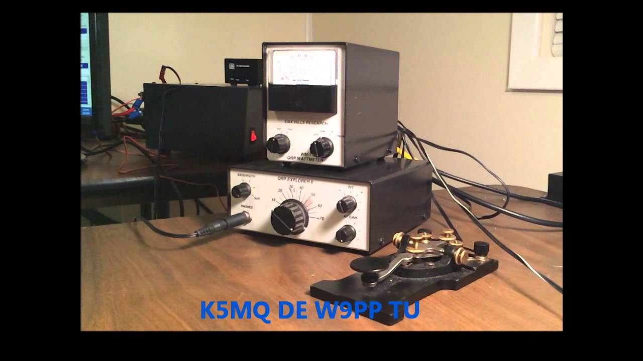 QRP OHR Explorer II CW QSO on 40 Meters 2 Watts
